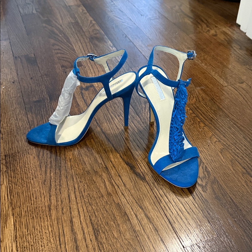 Teal Blue BCBG High Heel Sandals